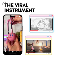 Otamatone Classic hot pink group-harmony invites shared musical fun