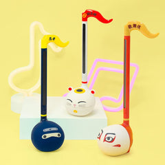 Otamatone Classic Ninja battery cover indicates three AAA power supply