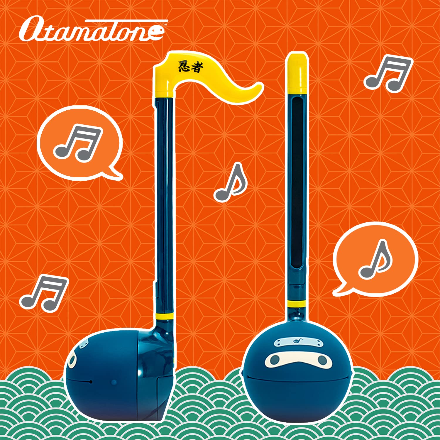 Otamatone Classic Ninja playing gesture demonstrates easy play for all ages