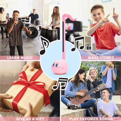 Otamatone Kirby Pink Star Hero stem pitch control for easy melody variation.