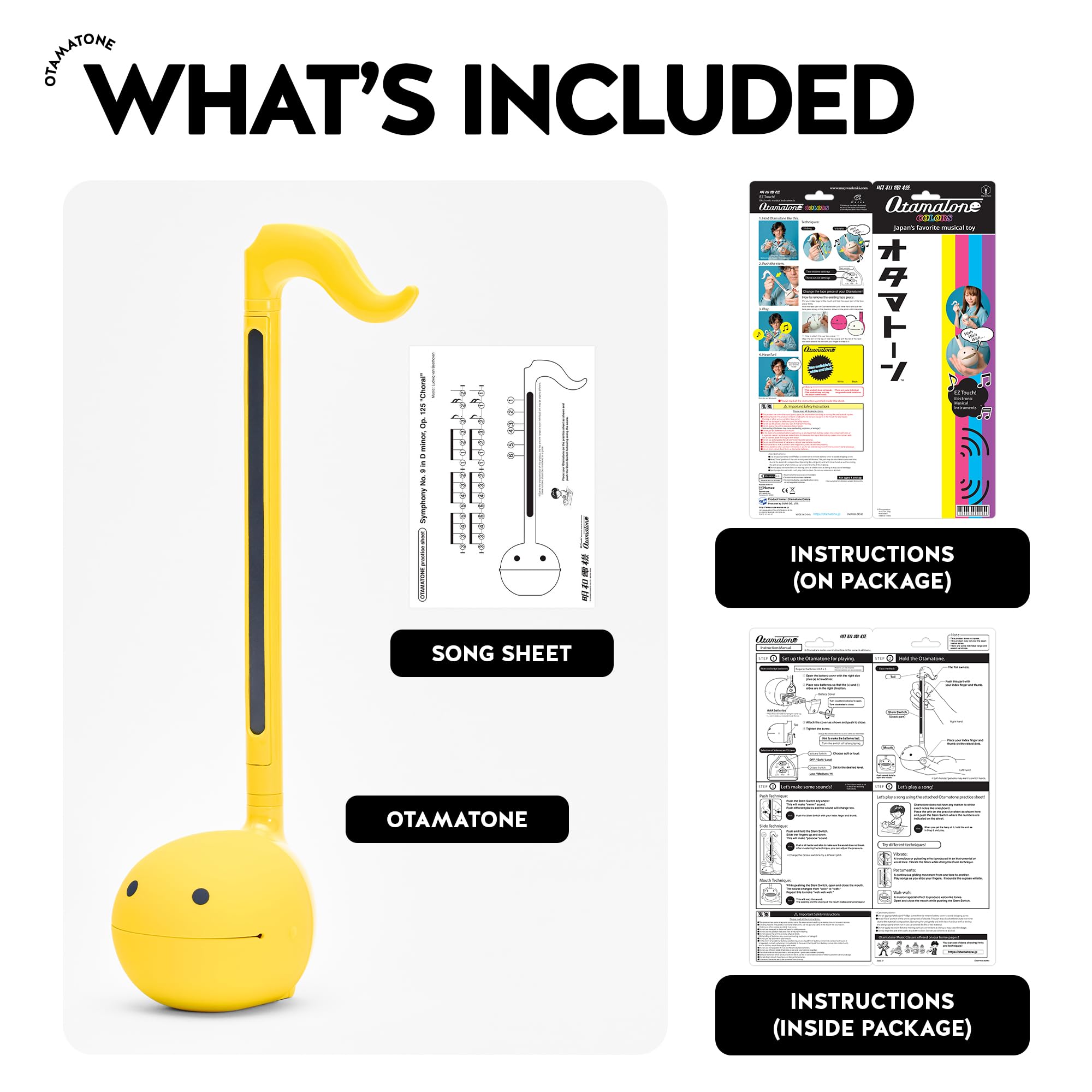 Otamatone pink in hand, compact design fits pockets for travel practice.