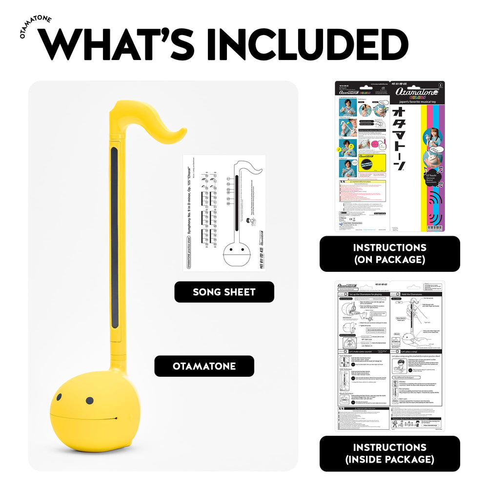 Otamatone pink in hand, compact design fits pockets for travel practice.