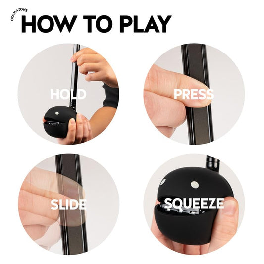 Otamatone pitch stem control demonstrates easy pitch variation for melodies.