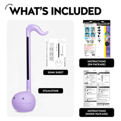 Otamatone Purple multi-octave capability invites simple harmony
