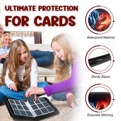 Othran Card Binder interior with sleeves keeps cards neatly organized