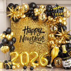 OTLGEUA New Years arch kit content for a stylish party backdrop.