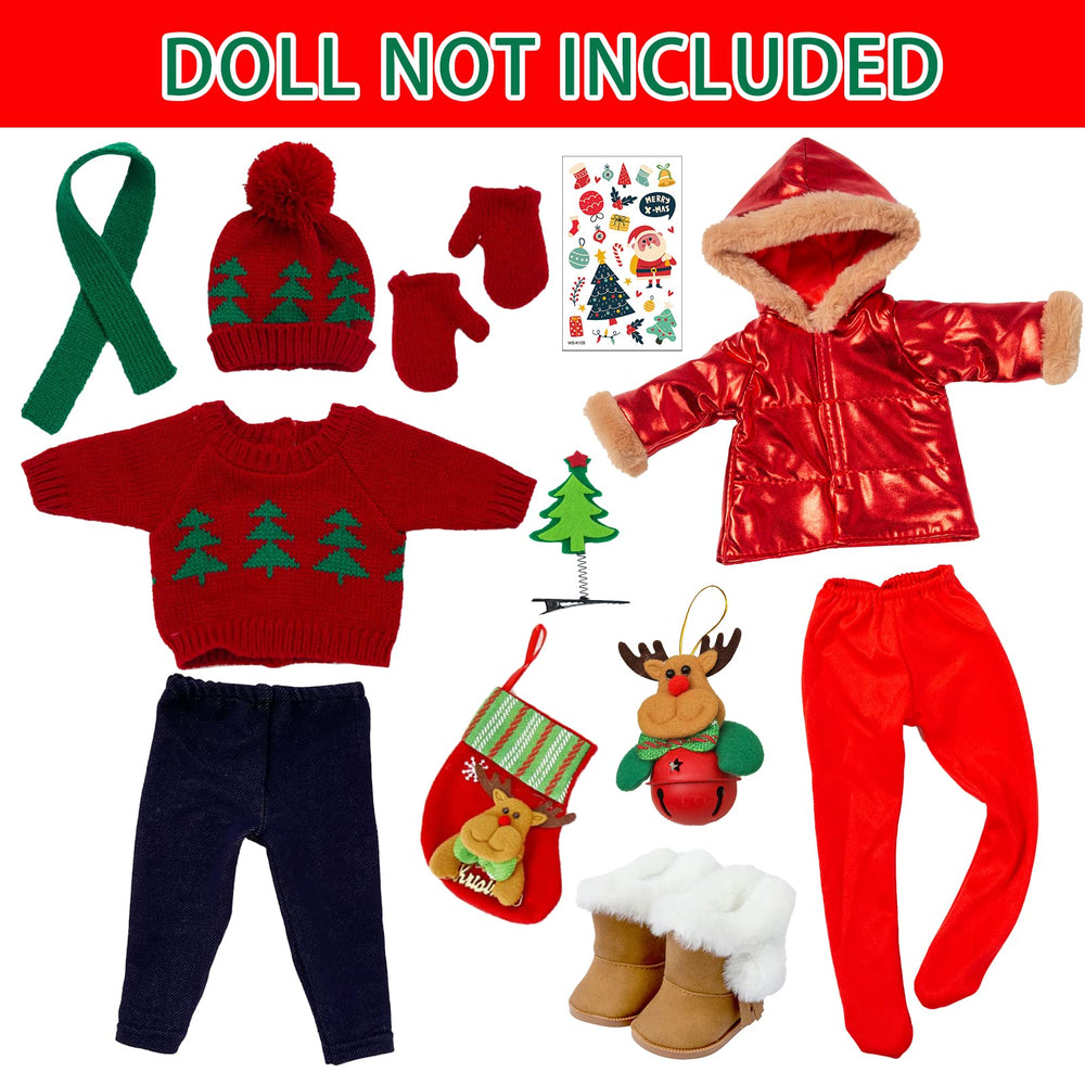 OTMOON jean and blouse outfit for versatile doll styling