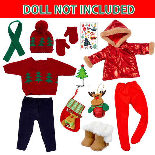 OTMOON jean and blouse outfit for versatile doll styling