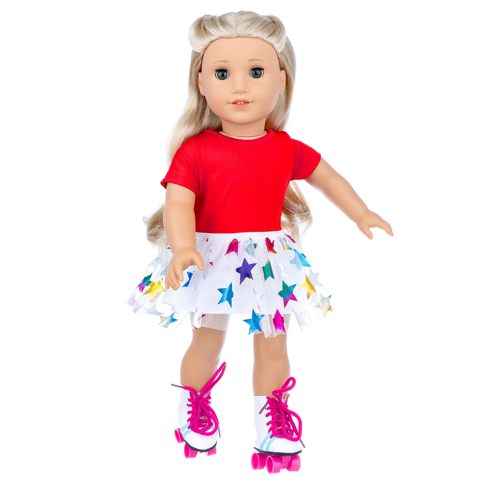 OTMOON 18-inch doll socks to complete the skating look comfortably