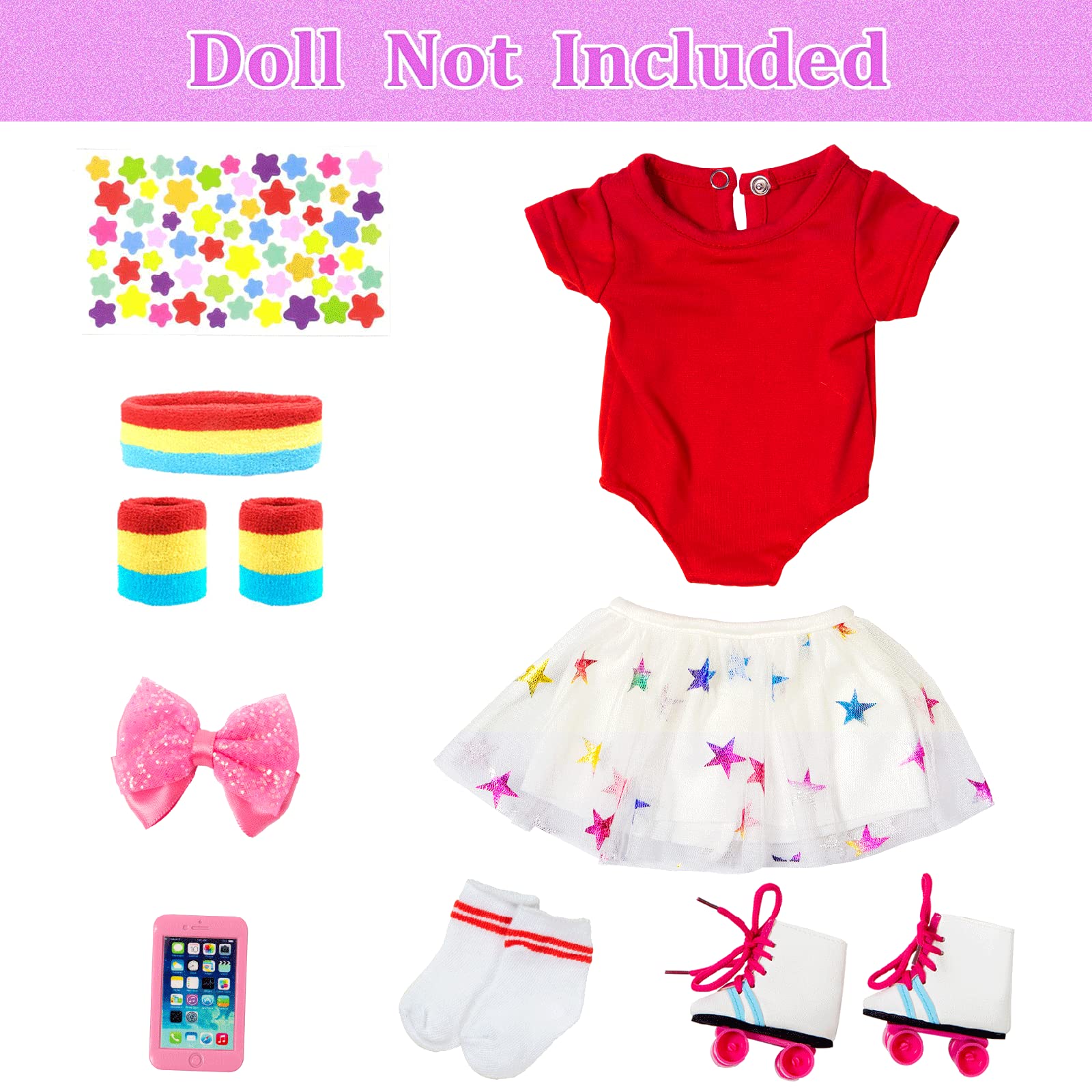 OTMOON 18-inch doll sticker for creative storytelling and style