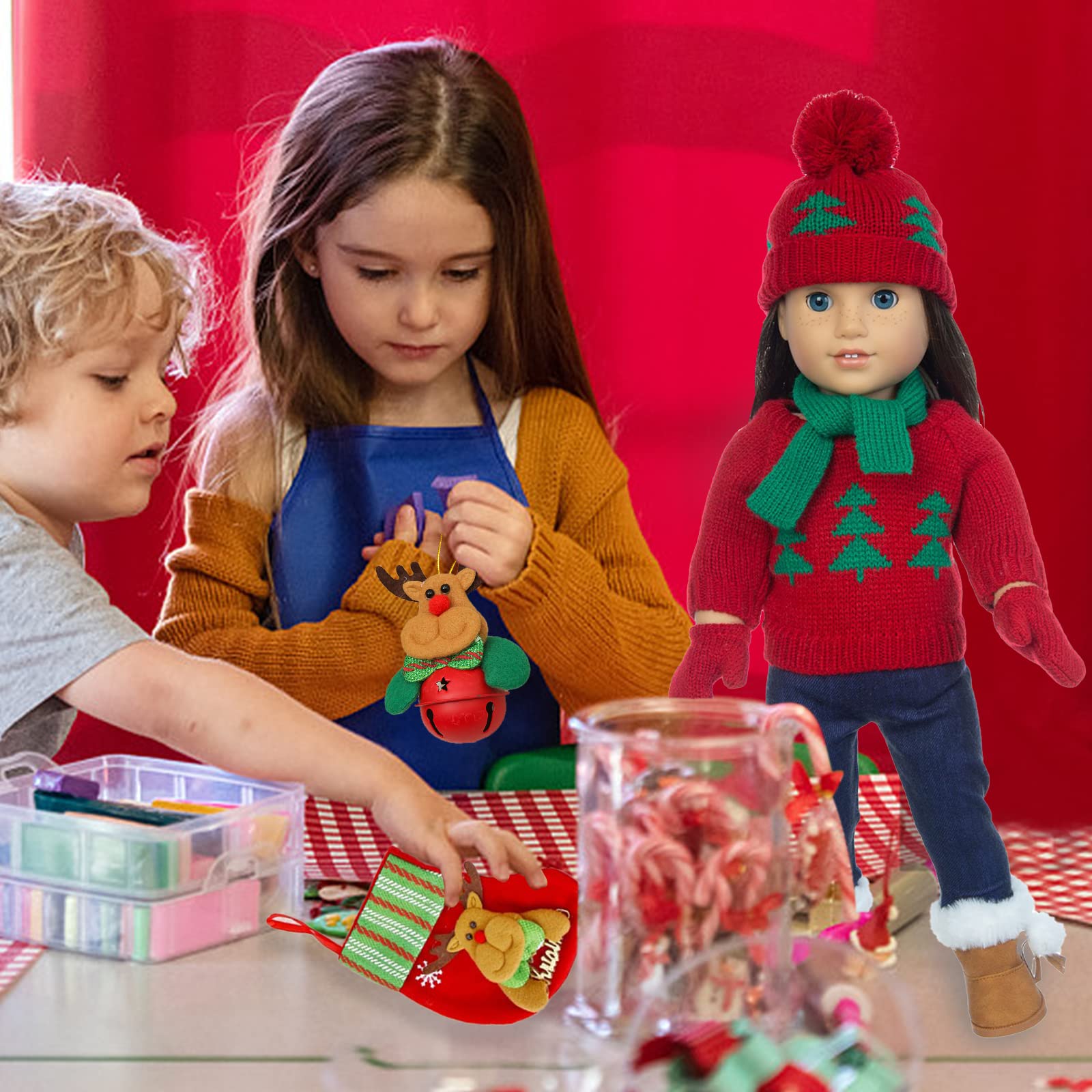 OTMOON Xmas tree headdress enhances holiday-themed play