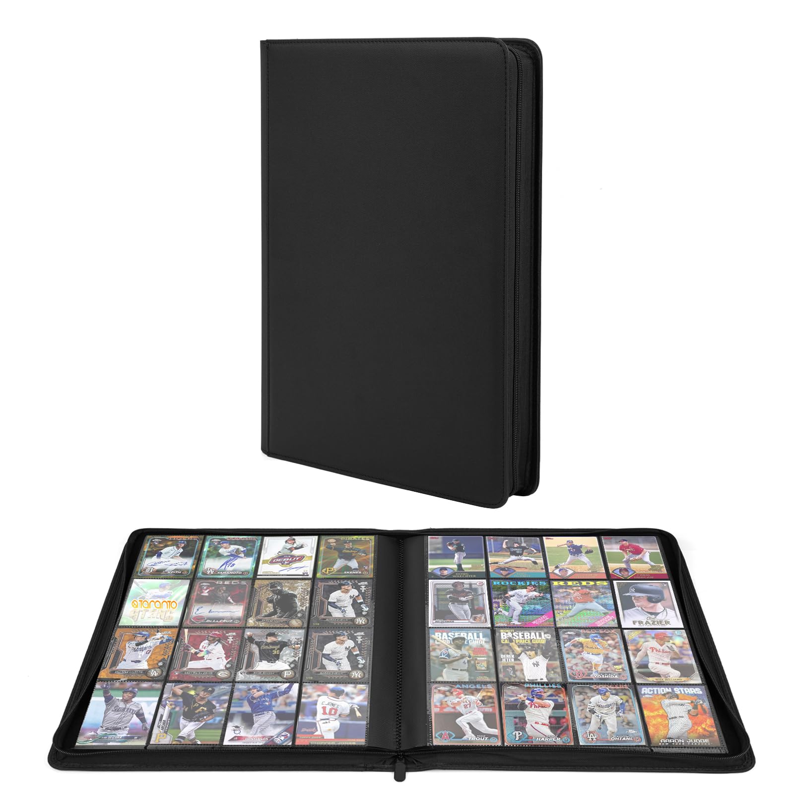 OTMOTMO Premium 1000-pockets binder cover keeps cards protected and organized.