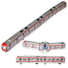 OTONOPI 4-piece magnetic subway train set ready for imaginative play