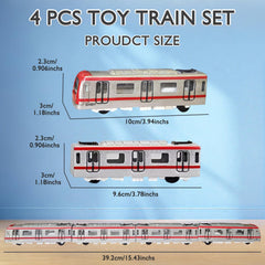 OTONOPI alloy bullet trains with magnetic connectors shown for easy linking