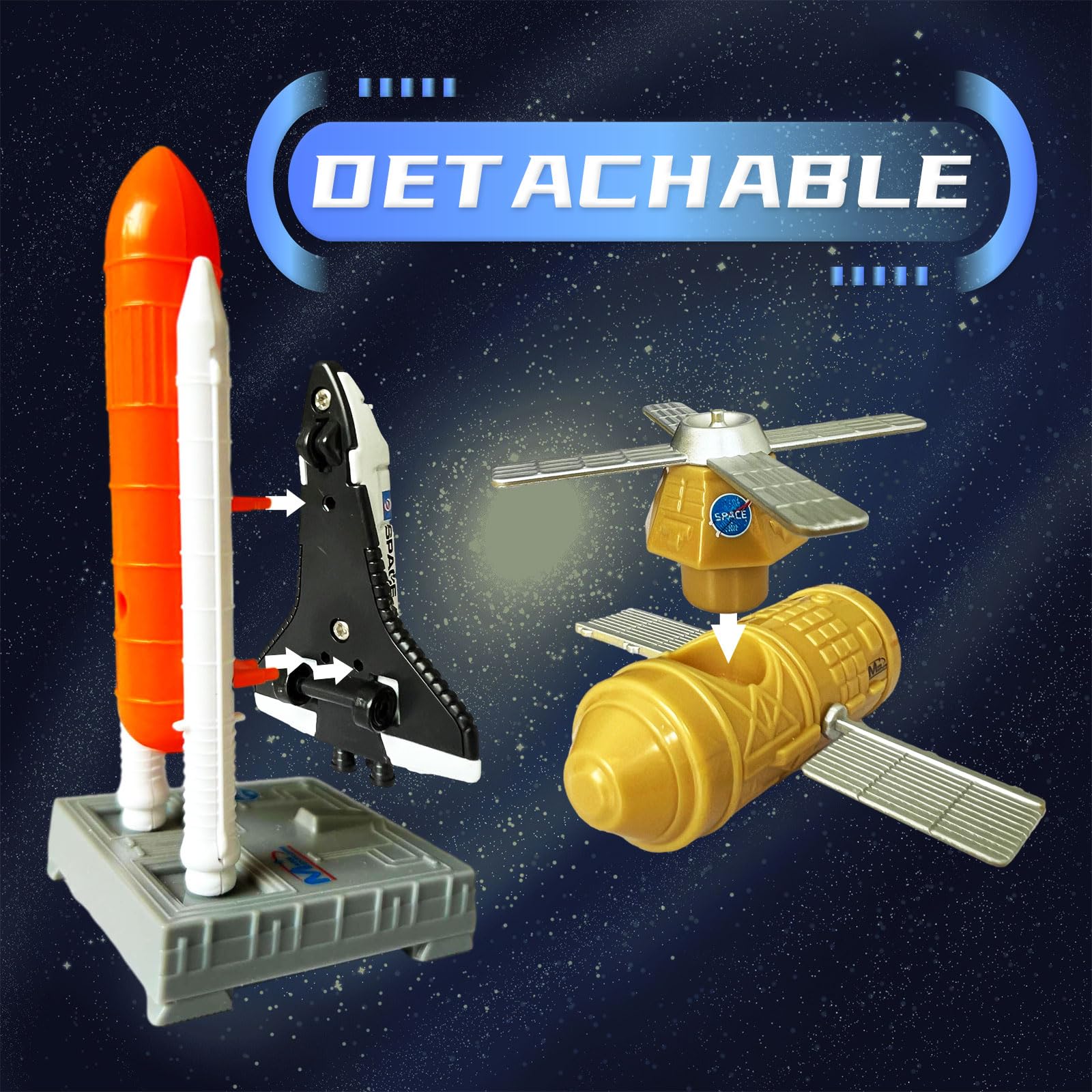 OTONOPI die-cast space models offer a premium, durable feel during play