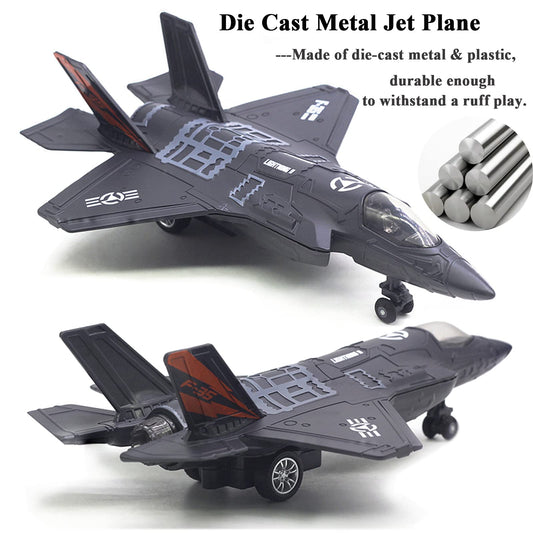 OTONOPI F-35 pull-back action demo shows easy, engaging play for kids.
