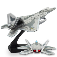 OTONOPI F-22 Raptor die-cast jet with lights and sounds for immersive play.