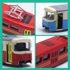 OTONOPI blue pull-back action train demonstrates quick, launcher-style motion across flat surfaces.