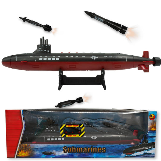 OTONOPI toy submarine launching function shown for interactive play and realistic action.