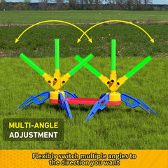 Otoseth adjustable stand for stable, customizable rocket angles