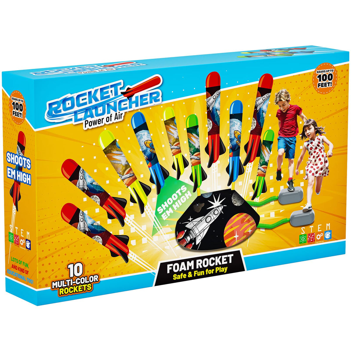 Otoseth rocket launcher set ready for outdoor play and imagination