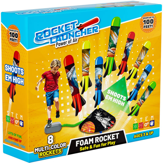 Otoseth Toys rocket launcher assembly for quick outdoor setup