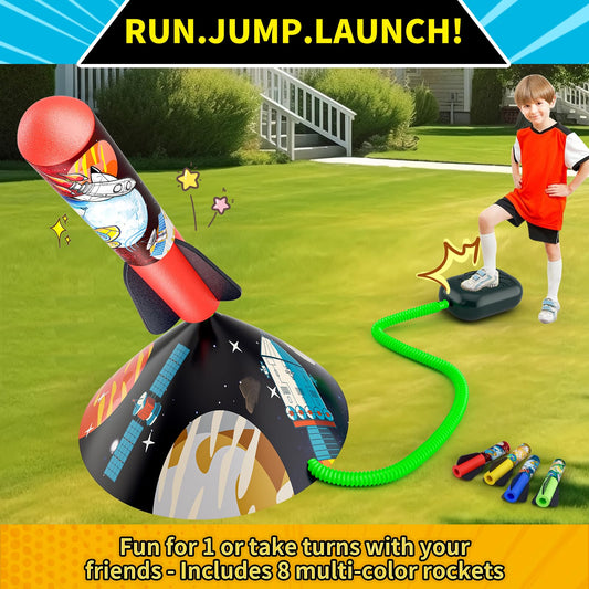 Otoseth rocket launcher stand with adjustable height for versatile play