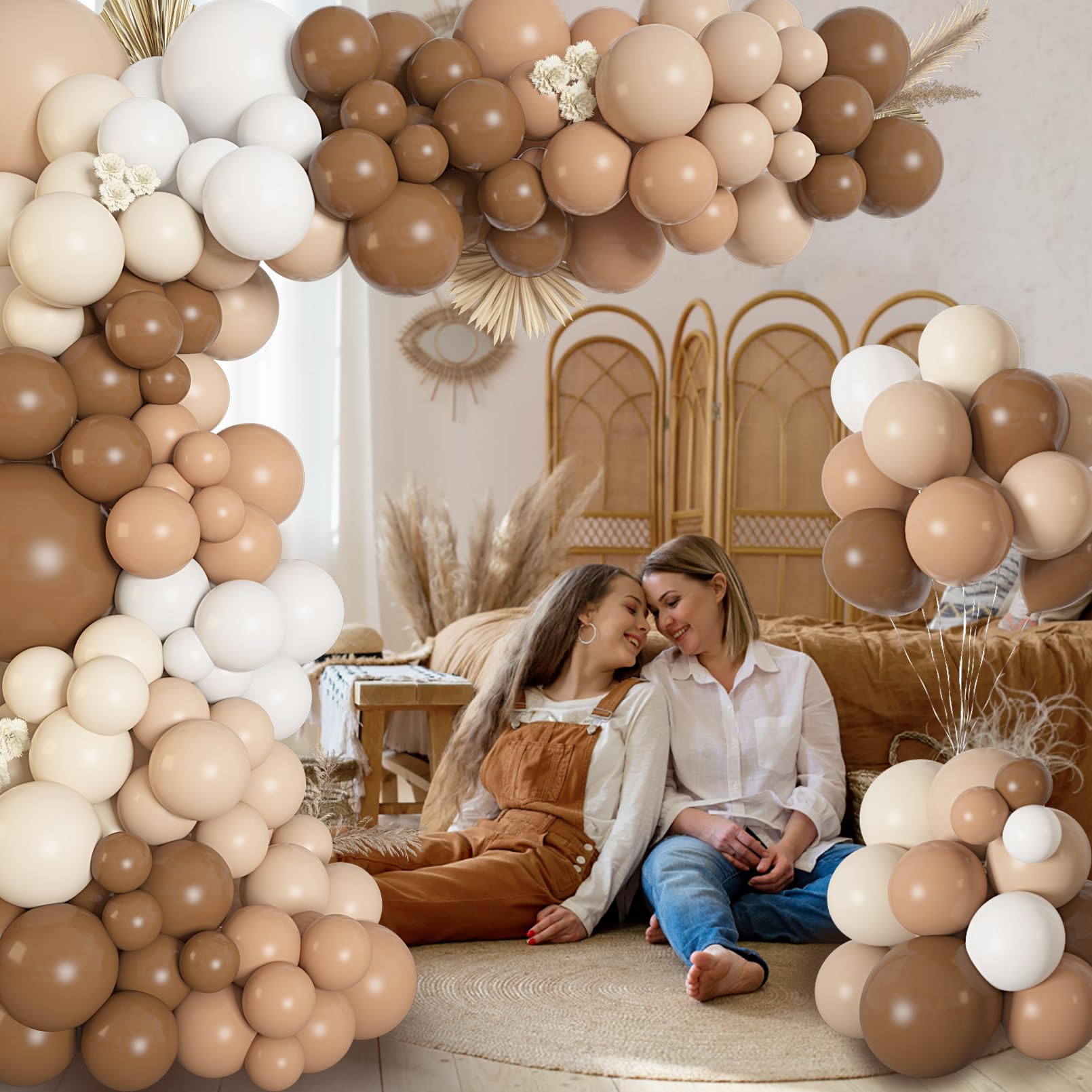 Ouddy Life 5in neutral balloons ideal for accenting neutral themes.