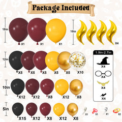 Ouddy Life snitch balloons 18inch for dynamic Hogwarts-themed party highlights.