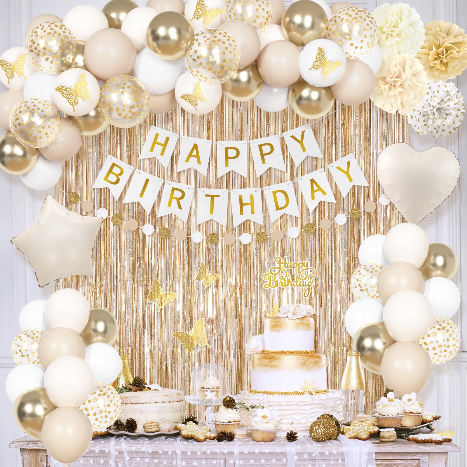 Ouddy Life Cake Topper highlights the centerpiece with refined gold touch