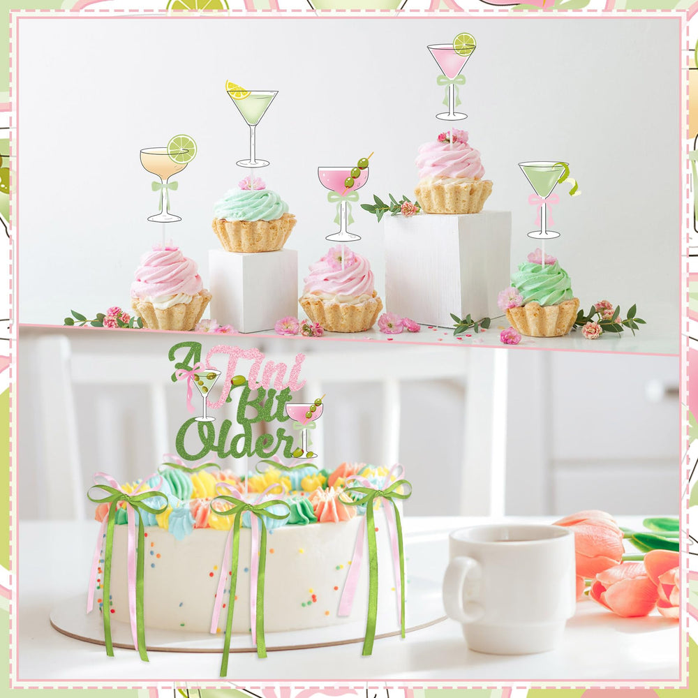 Ouddy Party A Tini Bit Older cake toppers brighten the cake keepsake