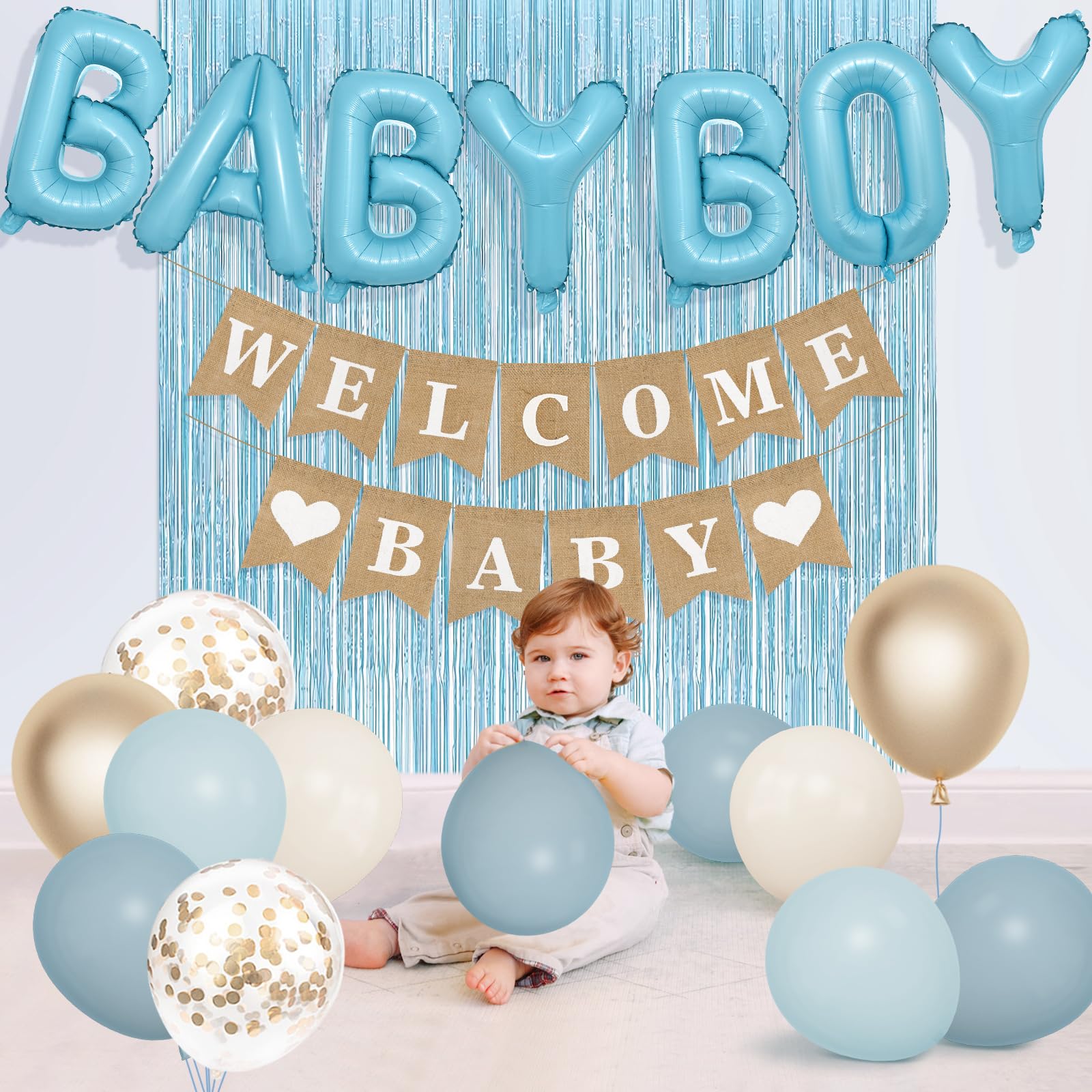 Ouddy Party champagne-sand foil balloons bring warm, subtle sparkle to decor.