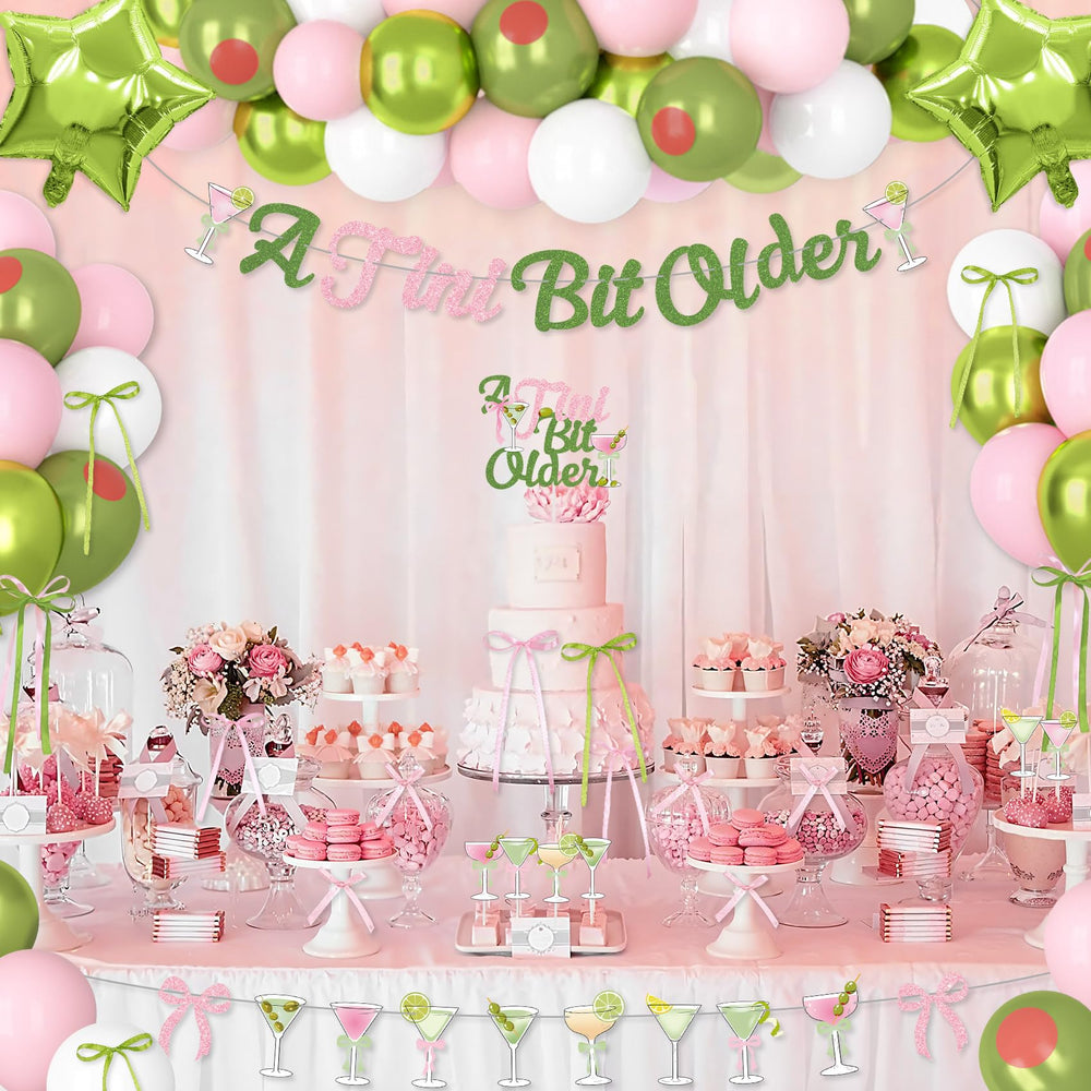 Ouddy Party Martini Balloons elevate centerpieces and garlands with shimmer