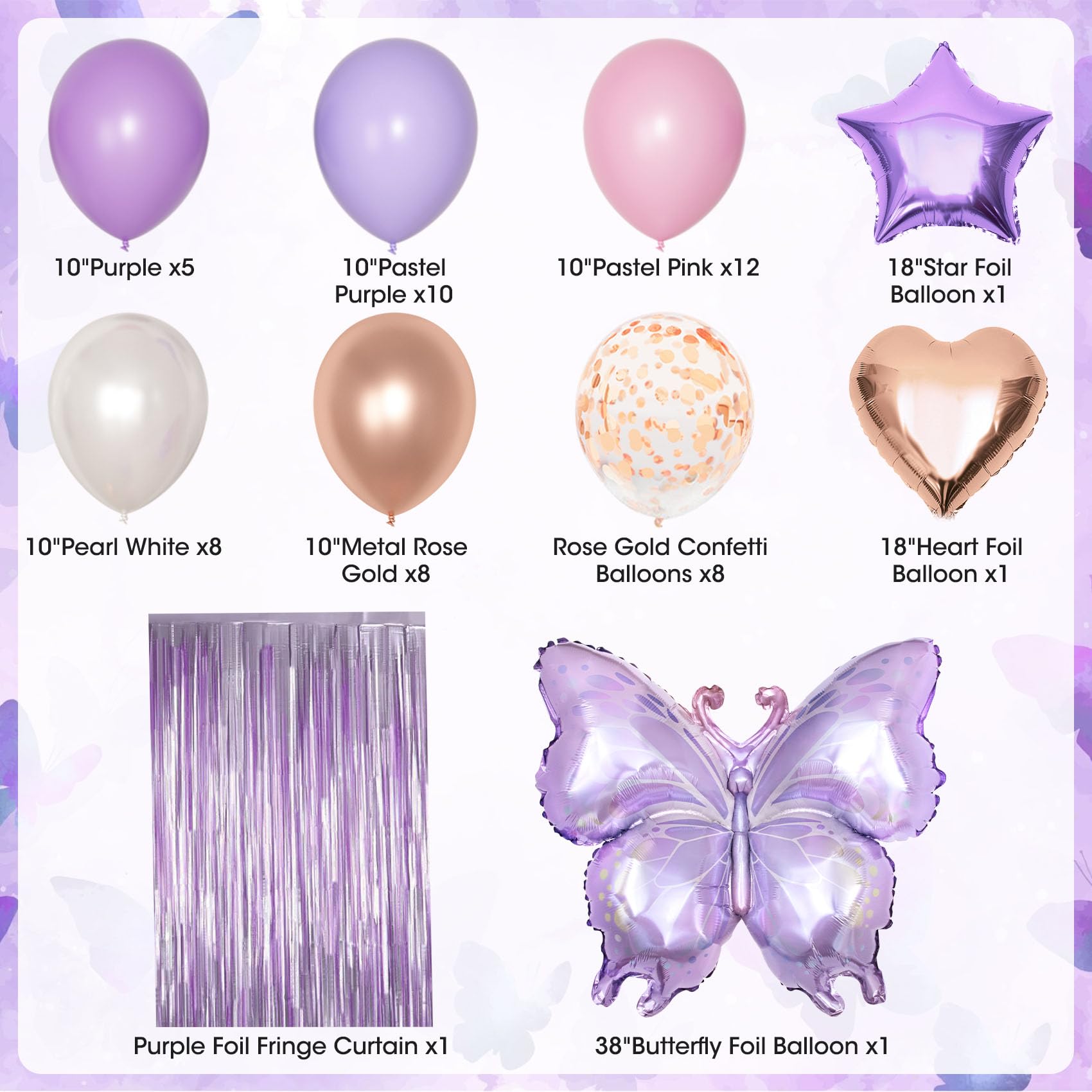 Ouddy Party purple birthday banner for clear message and festive feel