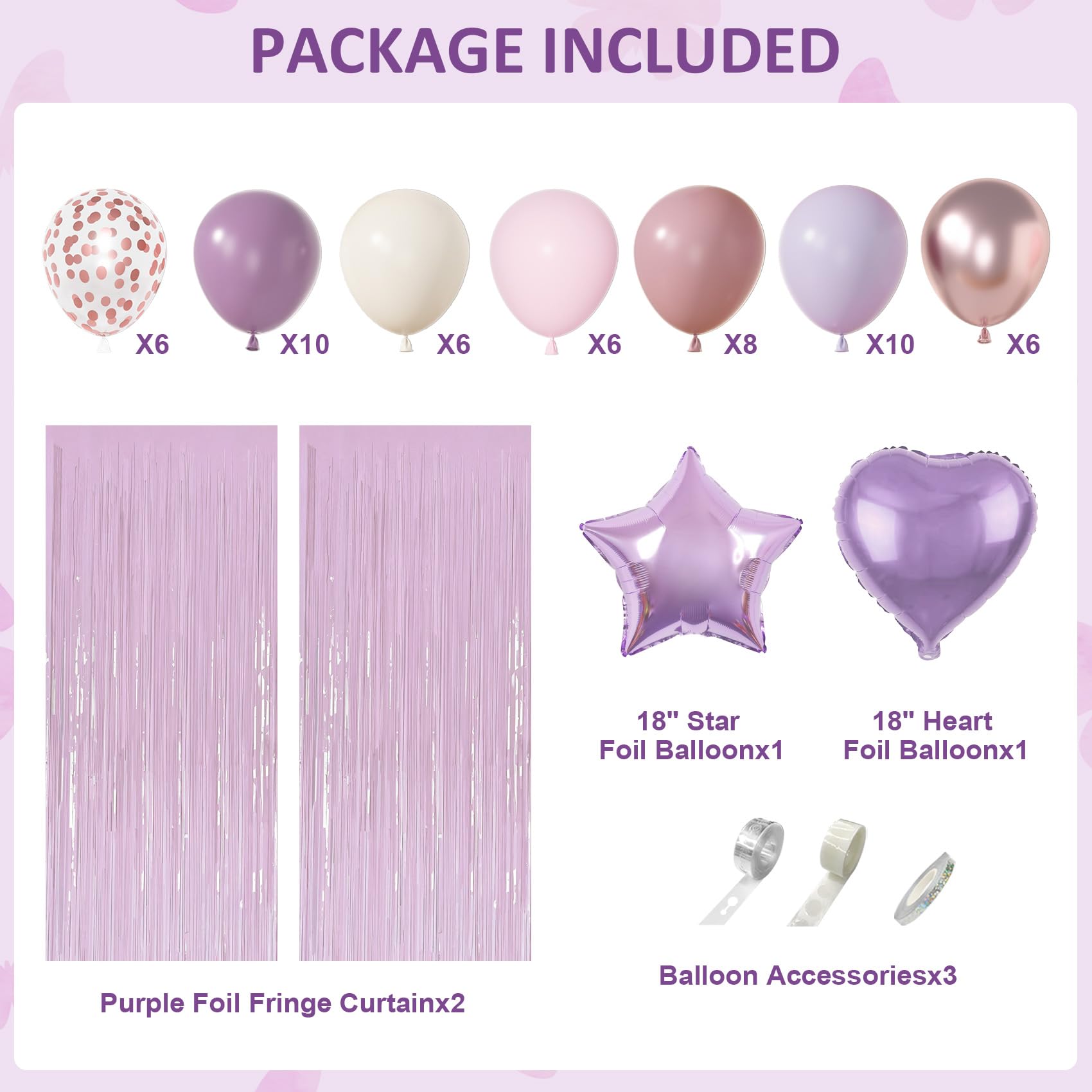 Ouddy Party rose gold balloons elevate decor with stylish metallic accents.