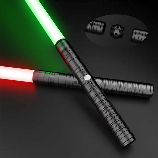 Oueyes Lightsabers with metal hilt ready for dueling and cosplay.