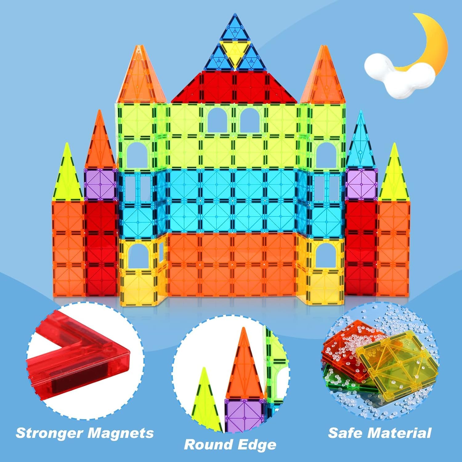 OugerToy kids building tower scenes encouraging cooperative play and spatial thinking