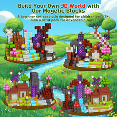 OUGUI pixel-art style blocks enable detailed models