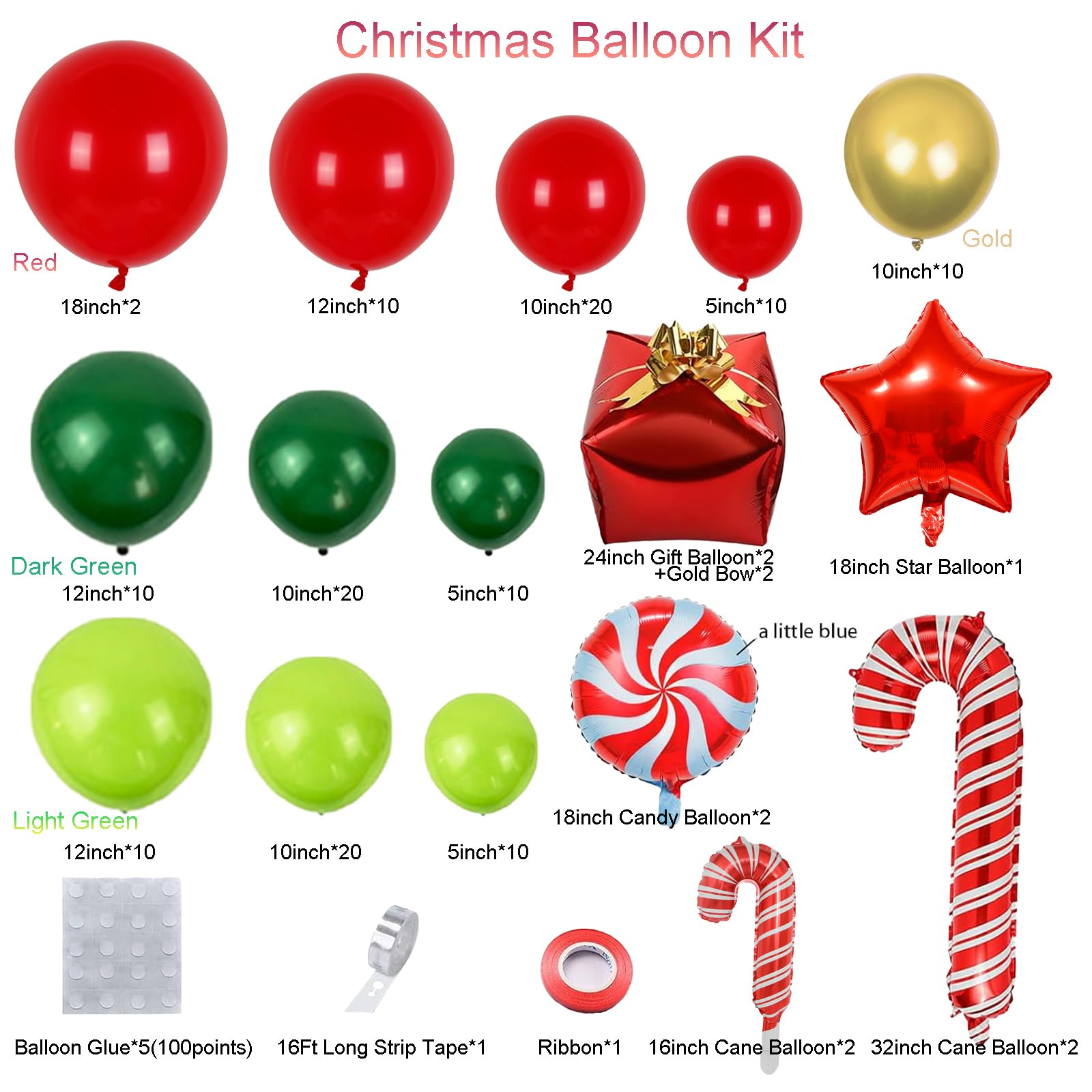 OuhuangDC candy cane foil balloons add a cheerful focal point for photos and backdrops.
