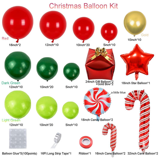 OuhuangDC candy cane foil balloons add a cheerful focal point for photos and backdrops.