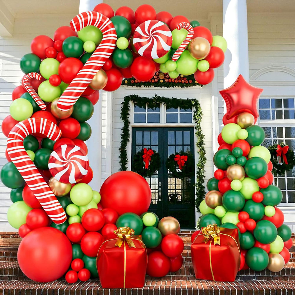 OuhuangDC red star balloons enhance the Christmas color scheme for vibrant displays.