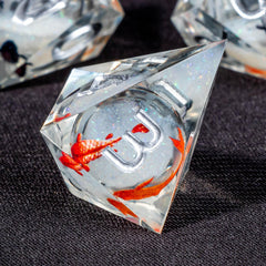 OUKELANWO balanced resin dice reduce bias for consistent tabletop outcomes