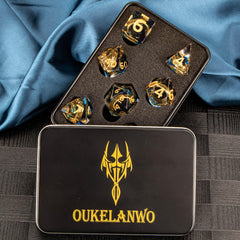 OUKELANWO balanced D12 and D10 showing even weight distribution for fair rolls