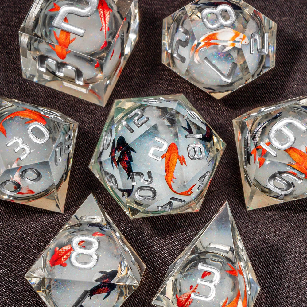 OUKELANWO DND dice with clear numbers for quick readings at the table