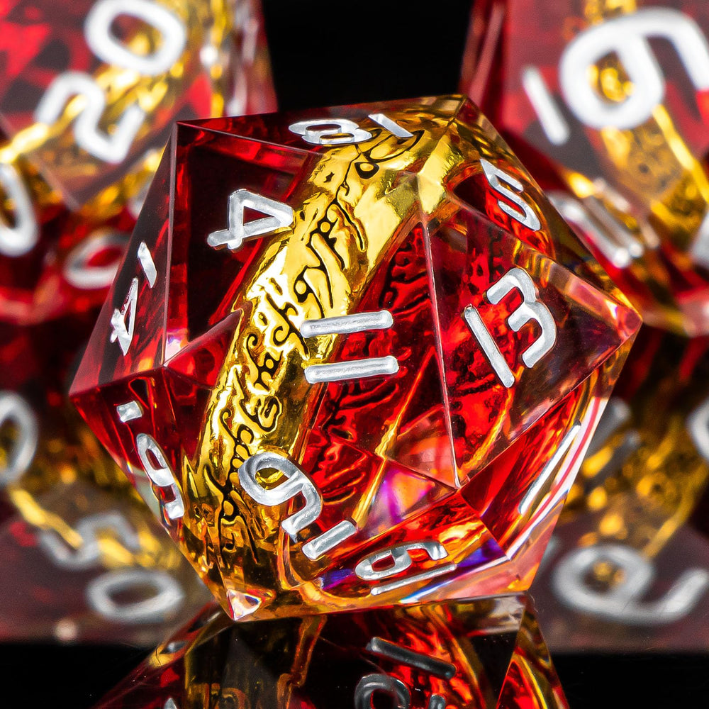 OUKELANWO hand-sanded dice offering smooth rolls and clear numerals.