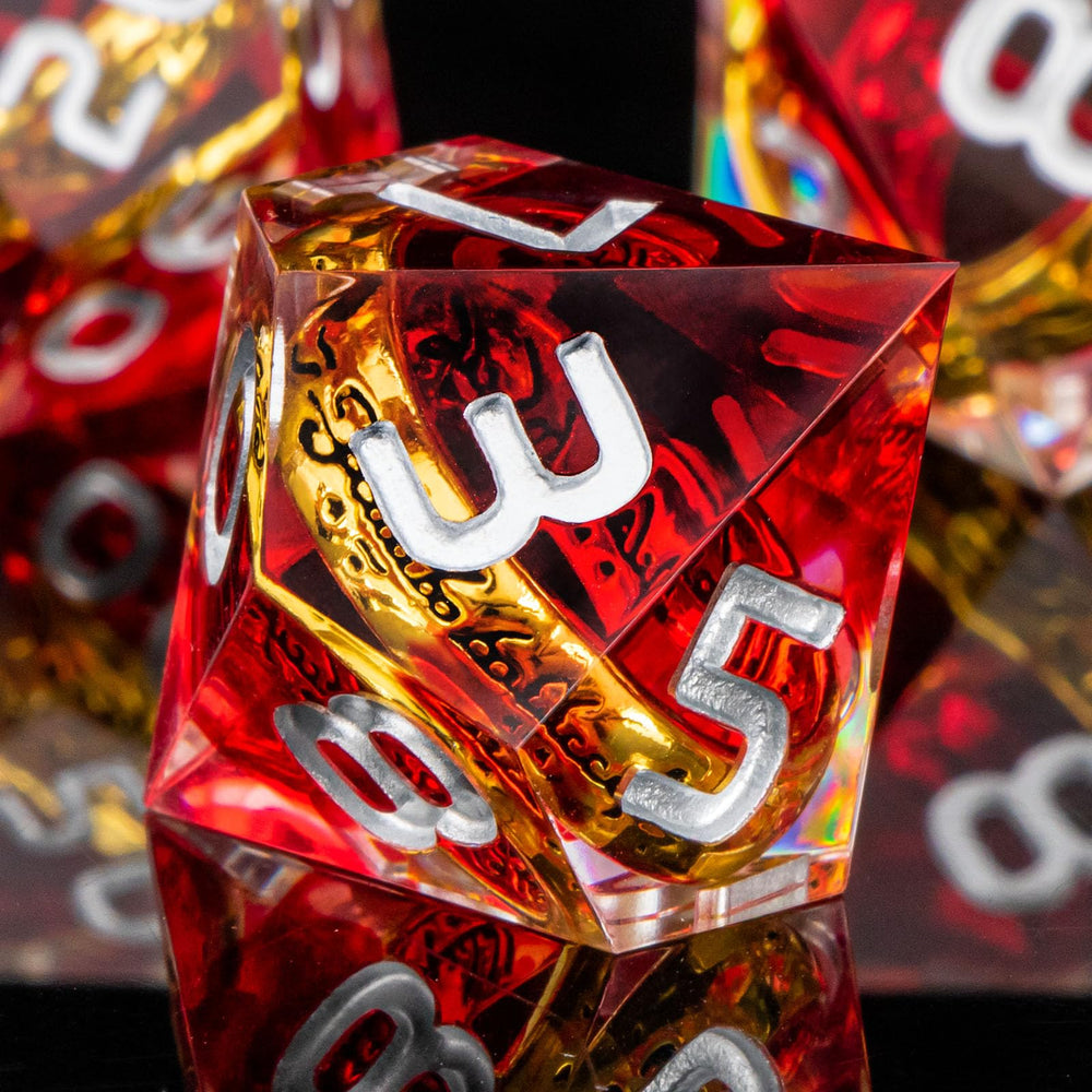 OUKELANWO red D&D dice collection adds vivid tabletop visuals.