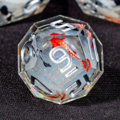 OUKELANWO sharp-edge resin dice for crisp, satisfying rolls