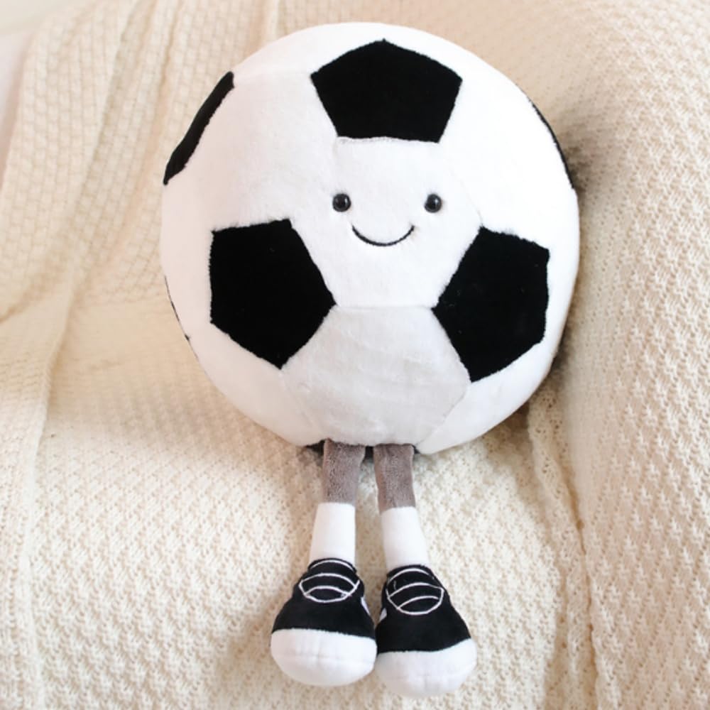 OUKEYI basketball pillow face design adds playful room decor and comfort.