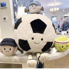 OUKEYI basketball pillow stitching detail shows durable craftsmanship for active kids.