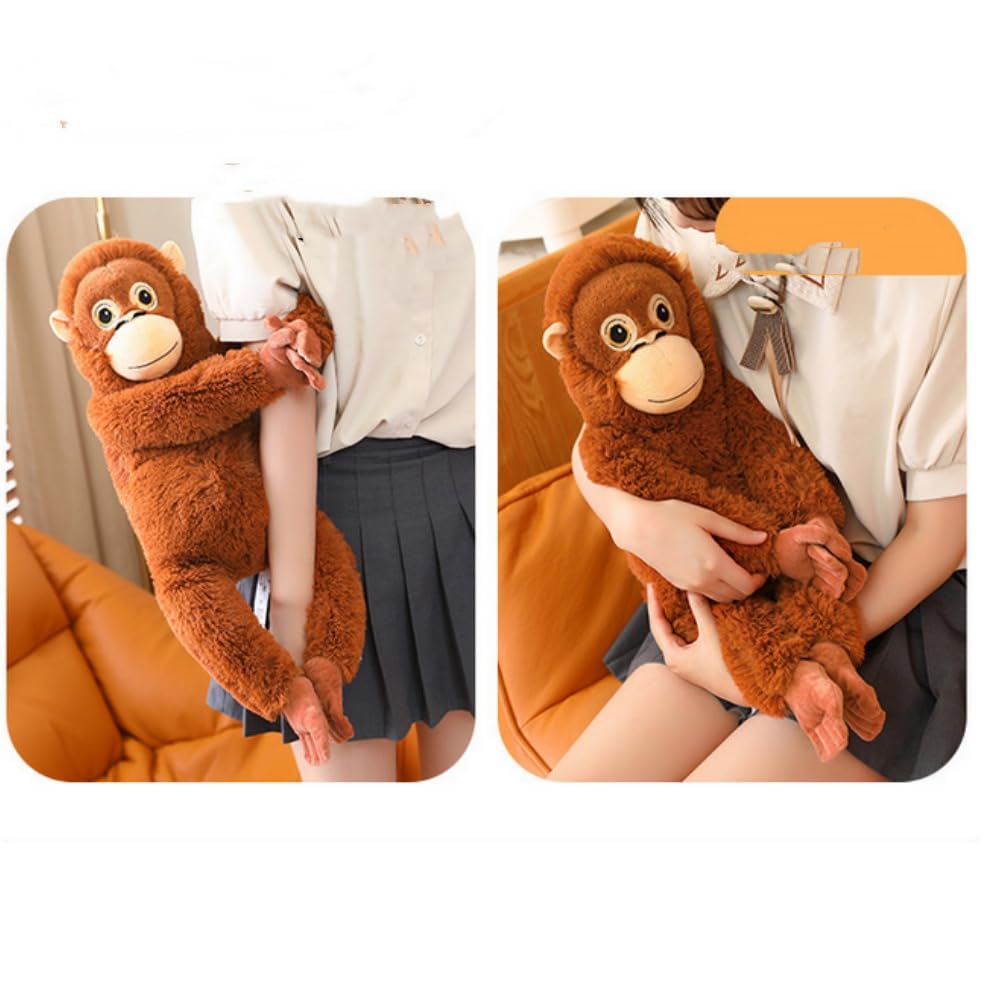 OUKEYI gorilla plush offers a soft, plush texture ideal for bedtime snuggles.